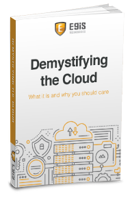 Egis Demystifying the Cloud eBook Cover